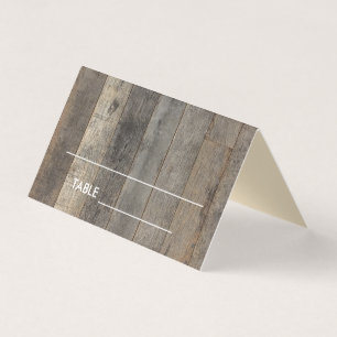 Visite Carte de Mariage en bois de canne rustique