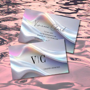 Visite Carte de marque holographique minimale