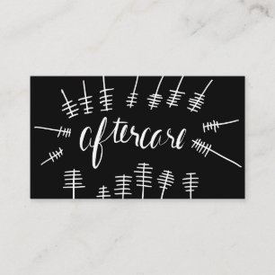 Visite Carte de mèche de soins ultérieurs de baguette