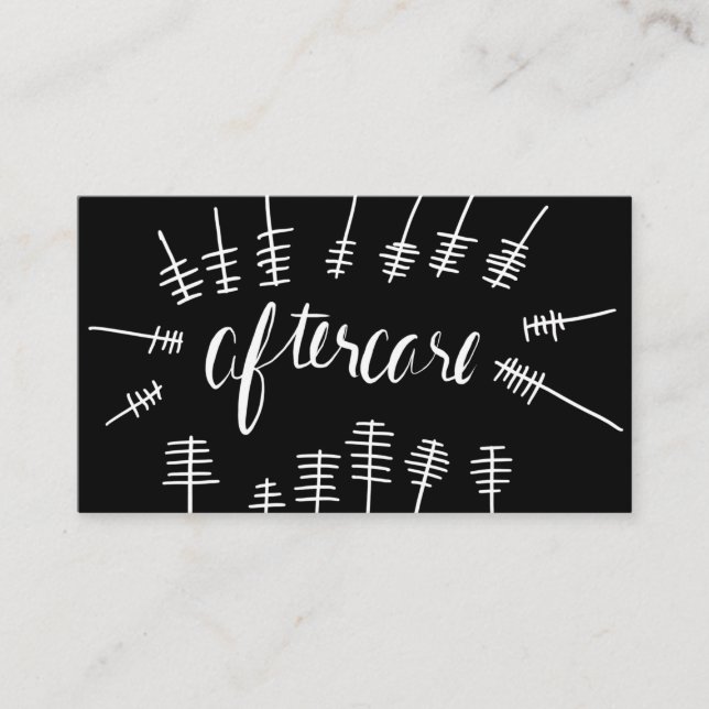 Visite Carte de mèche de soins ultérieurs de baguette (Devant)