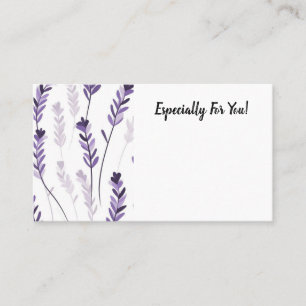 Visite Carte de message Bouquet de magasin de fleurs de l
