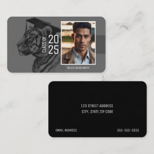 Visite Carte de nom du diplômé