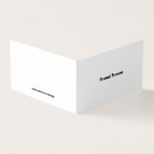 Carte de préférence Pronoun personnelle