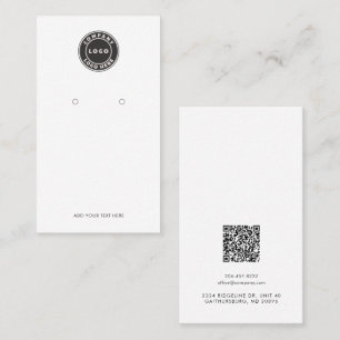 Visite Carte de Présentation de Boucles d'Oreilles avec C
