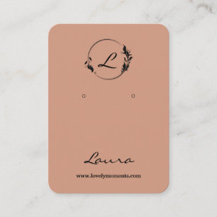 Visite Carte de Présentation de Boucles d'Oreilles en Ter