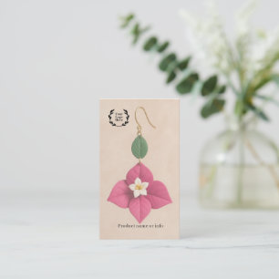 Visite Carte de Présentation de Boucles d'Oreilles Prés
