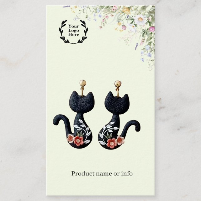 Visite Carte de Présentation de Boucles d'Oreilles | Prés (Créateur téléchargé)