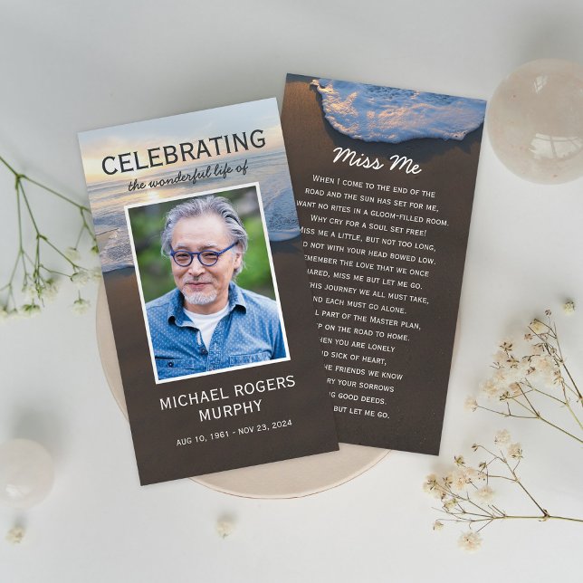 Visite Carte de prière commémorative des funérailles de l (Créateur téléchargé)