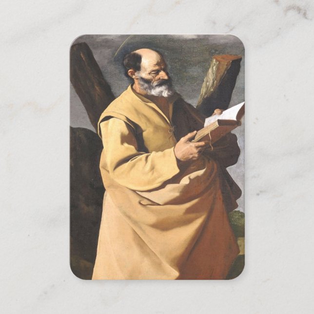 Visite Carte de prière de l'Apôtre Saint André (Devant)
