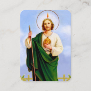 Visite Carte de prière de l'Apôtre Saint Jude Thaddeus