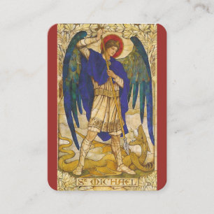 Visite Carte de prière de l'archange St Michael