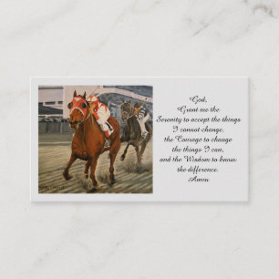 Visite Carte de prière de l'hippocampe commémoratif Sympa