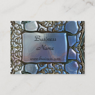 Visite Carte de profil Affaires Argent Aspect Métal 06