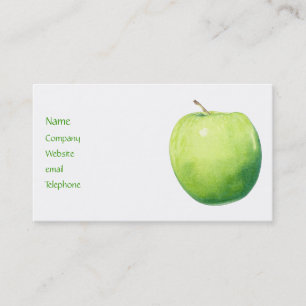 Visite Carte de profil Apple verte