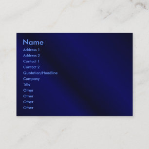 Visite Carte de profil bleue