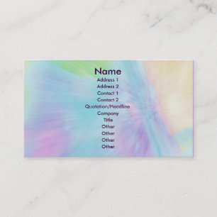 Visite Carte de profil de "artiste" - personnalisable