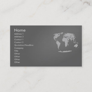Visite Carte de profil de carte du monde
