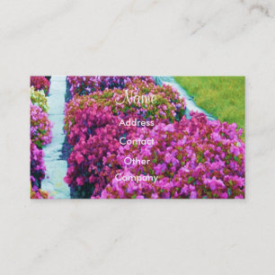 Visite Carte de profil de concepteur de paysage -