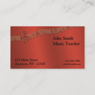 Visite Carte de profil de musique