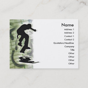 Visite Carte de profil de patineur