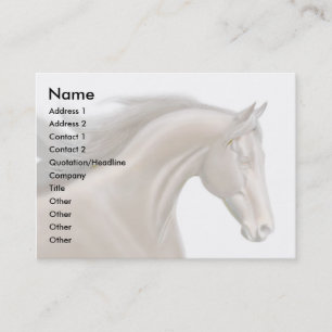 Visite Carte de profil de pur sang