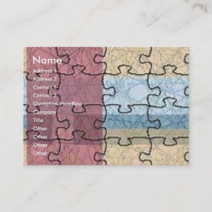 Visite Carte de profil de puzzle Abstraite