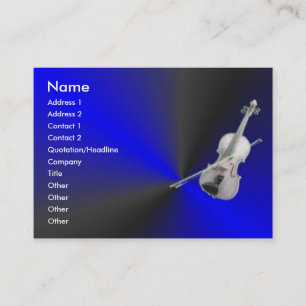 Visite Carte de profil de violon