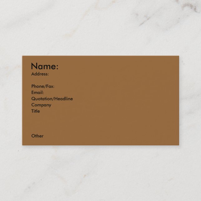 Visite Carte de profil des articles de sport (tir à l'arc (Devant)