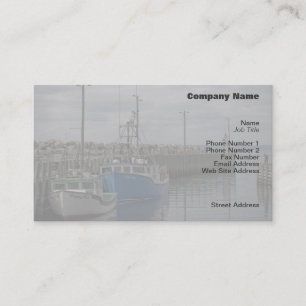 Visite Carte de profil des bateaux de port de Hall