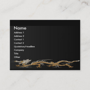 Visite Carte de profil du dragon de Buddhan