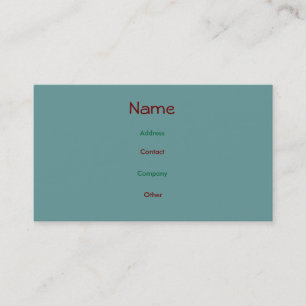 Visite Carte de profil Jack