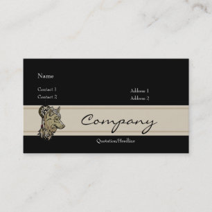 Visite Carte de profil - loup