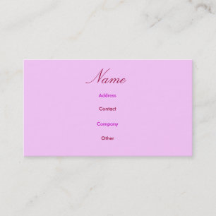 Visite Carte de profil Mère I