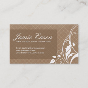 Visite Carte de profil moderne - Jamie Eason