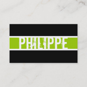 Visite Carte de profil Monogramme moderne