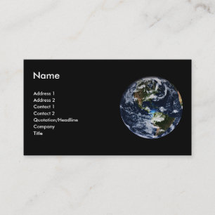 Visite Carte de profil Planète Terre
