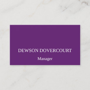 Visite Carte de profil professionnelle pourpre