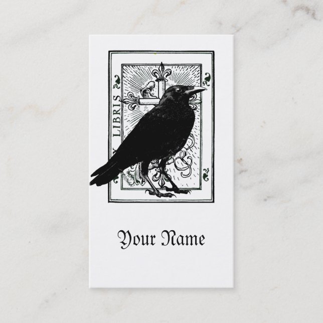 Visite Carte de profil Raven (Devant)