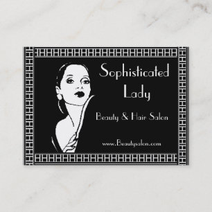 Visite Carte de profil Salon de beauté Sophisticated Lady