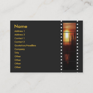 Visite Carte de profil Sunset Filstrip
