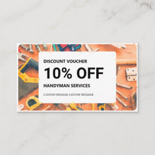 Visite Carte de réduction: Services Handyman