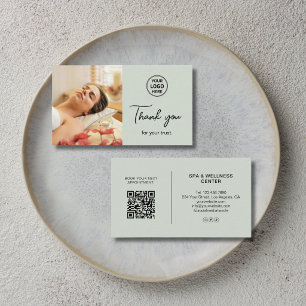 Visite Carte de remerciement pour thérapeute en massage d