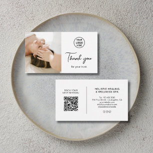 Visite Carte de remerciement pour thérapeute holistique C