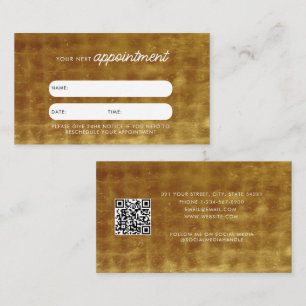 Visite Carte de rendez-vous client professionnel QR Code