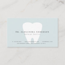 Carte de rendez-vous Dentist Light Blue