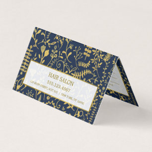 Visite Carte de rendez-vous Oriental Gold Boho