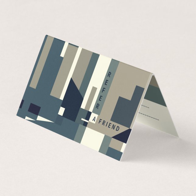 Visite Carte de renvoi moderne (Devant)