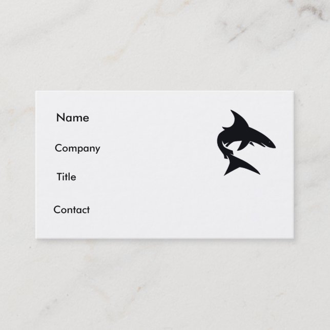 Visite carte de requin (Devant)
