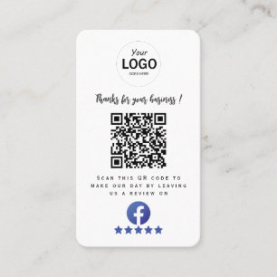 Visite Carte de révision Facebook