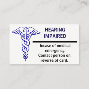 Visite Carte de secours Médicale